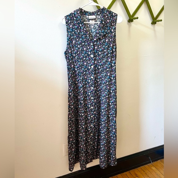 Fashion Bug Dresses & Skirts - 90s Vintage 🌸 Fashion Bug Floral Sleeveless Maxi-Dress